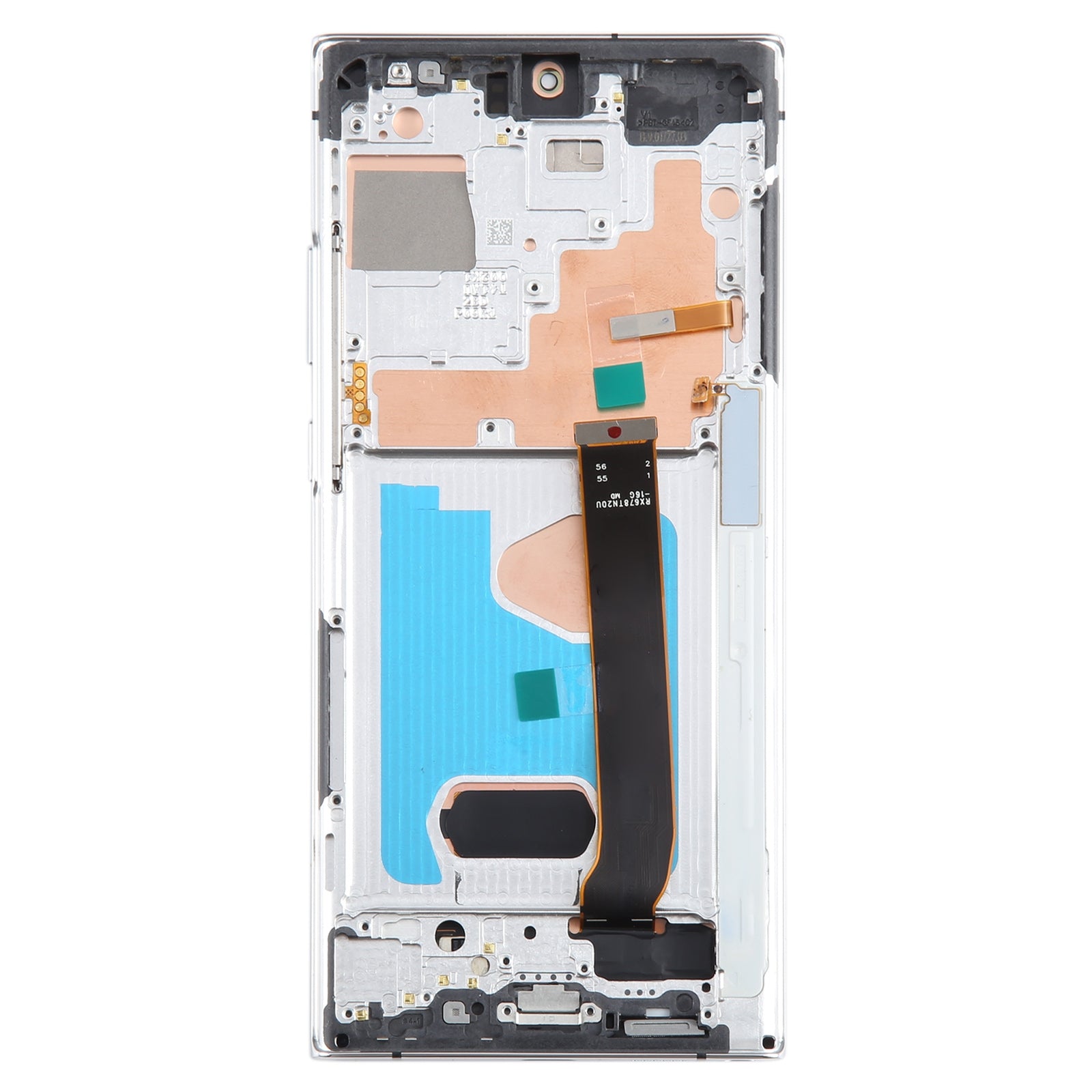 Pantalla Completa AMOLED + Tactil + Marco Samsung Galaxy Note 20 Ultra 4G Plata