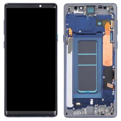 Pantalla Completa OLED para Samsung Galaxy Note 9 SM-N960 con Marco (Azul)