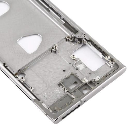 Placa de Bisel de Marco Medio para Samsung Galaxy Note 10+ (Plata)