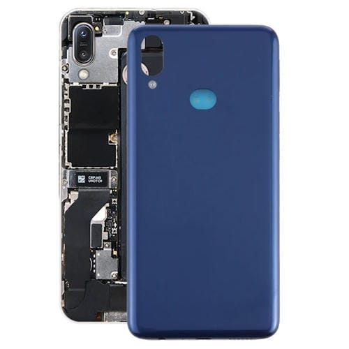 Couvercle arrière de batterie Samsung Galaxy A10s avec touches latérales (bleu)
