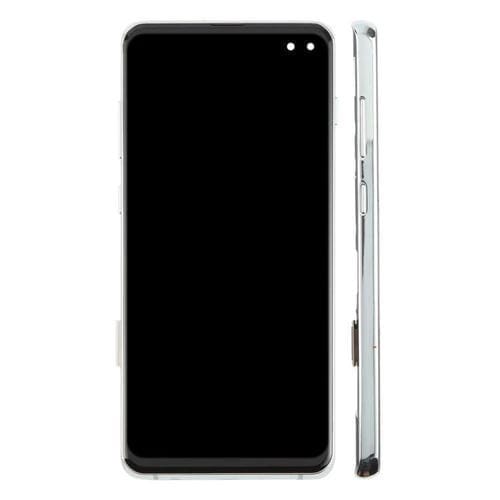 Pantalla LCD TFT de 6,38 pulgadas para Samsung Galaxy S10+ SM-G975F, digitalizador completo con marco, sin identificación de huellas dactilares (verde)
