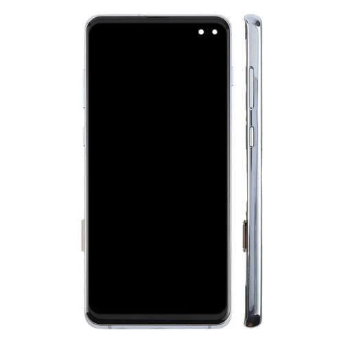 Pantalla LCD TFT digitalizadora de 6,38 pulgadas para Samsung Galaxy S10+ SM-G975F, ensamblaje completo con marco, sin identificación de huellas dactilares.