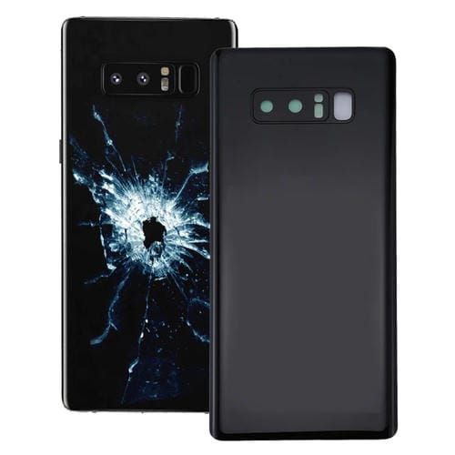 Tapa Trasera para Samsung Galaxy Note 8 con Tapa de Lente de Cámara (Negro)