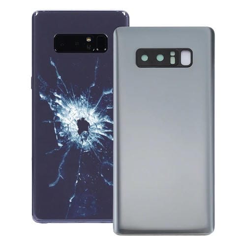 Tapa Trasera para Samsung Galaxy Note 8 con Tapa de Lente de Cámara (Plata)
