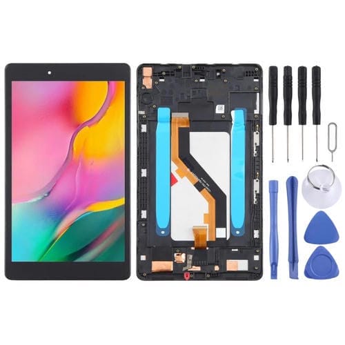 Pantalla Completa para Samsung Galaxy Tab A 8.0 SM-T290 con Marco (Negro)