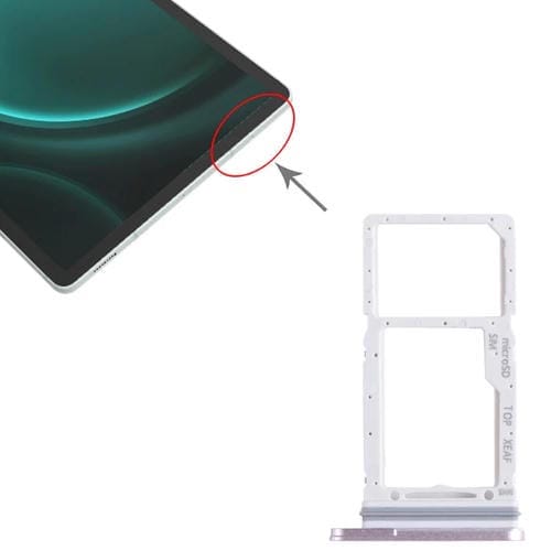 Tabuleiro Cartão Micro SD Samsung Galaxy Tab S9 FE SM-X516 LTE (Rosa)