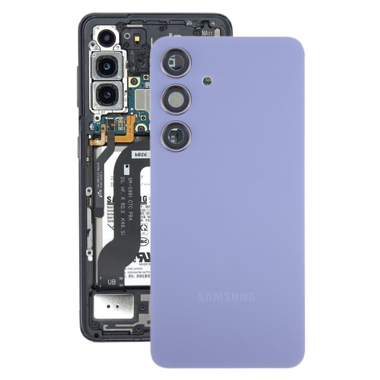 Tapa Bateria Back Cover + Lente Camara Samsung Galaxy S24 S921B Gris