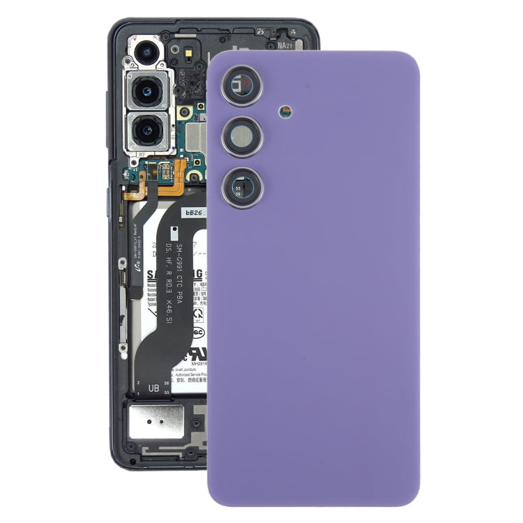 Tapa Bateria Back Cover + Lente Camara Samsung Galaxy S24 S921B Morado