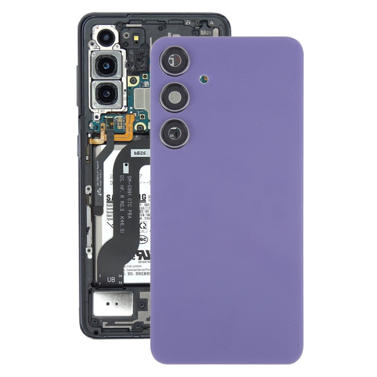 Tapa Bateria Back Cover + Lente Camara Samsung Galaxy S24 + S926B Morado