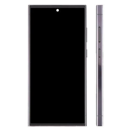 Pantalla LCD TFT de 6,72 pulgadas para Samsung Galaxy S23 Ultra SM-S918B, digitalizador completo con marco, sin identificación de huellas dactilares (negro)