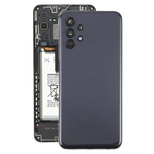 Carcasa trasera con tapa para lente de cámara para Samsung Galaxy A13 SM-A135F (negro)