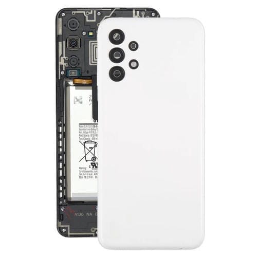 Carcasa trasera con tapa para lente de cámara para Samsung Galaxy A13 SM-A135F (blanca)