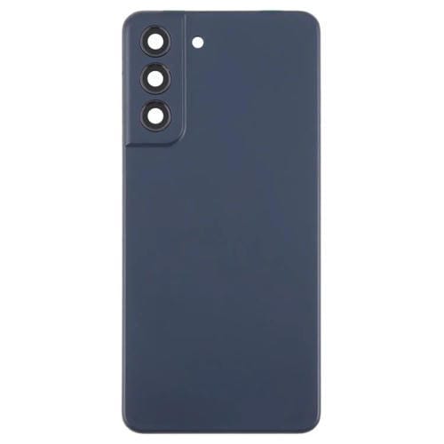 Carcasa trasera con tapa para lente de cámara para Samsung Galaxy S21 FE SM-G990B (azul)
