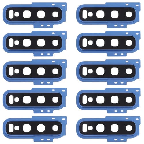 Cubierta de Lente de Cámara para Samsung Galaxy S10 (10 Piezas) (Azul)