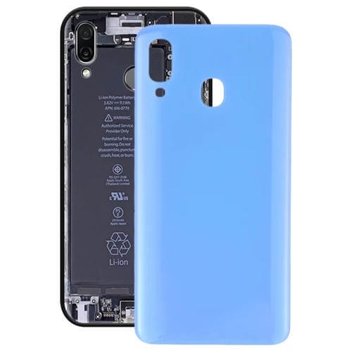 Para Galaxy A20 SM-A205F/DS Tapa trasera de batería (Azul)