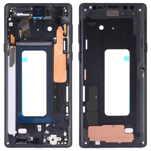 Placa de Bisel de Marco Medio con Teclas Laterales para Samsung Galaxy Note 9 (Negro)