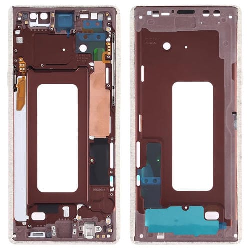 Placa de Bisel de Marco Medio para Samsung Galaxy Note 9 con Teclas Laterales (Oro)