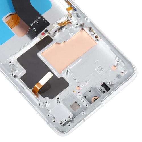 Schermo LCD OLED Samsung Galaxy S21 Ultra 5G SM-G998B (Argento) con Cornice