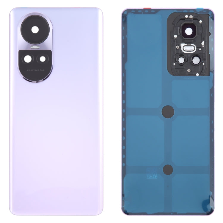 Tapa Bateria Back Cover + Lente Camara Oppo Reno10 Pro Morado