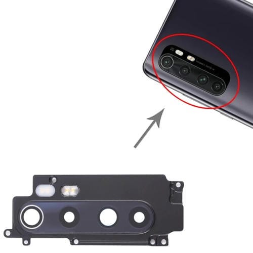 Capot d'objectif d'appareil photo d'origine Xiaomi Mi Note 10 Lite