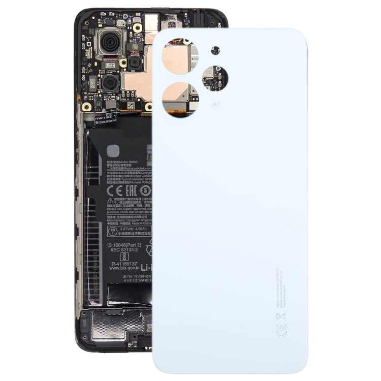 Tapa Bateria Back Cover Xiaomi Redmi 12 4G Blanco