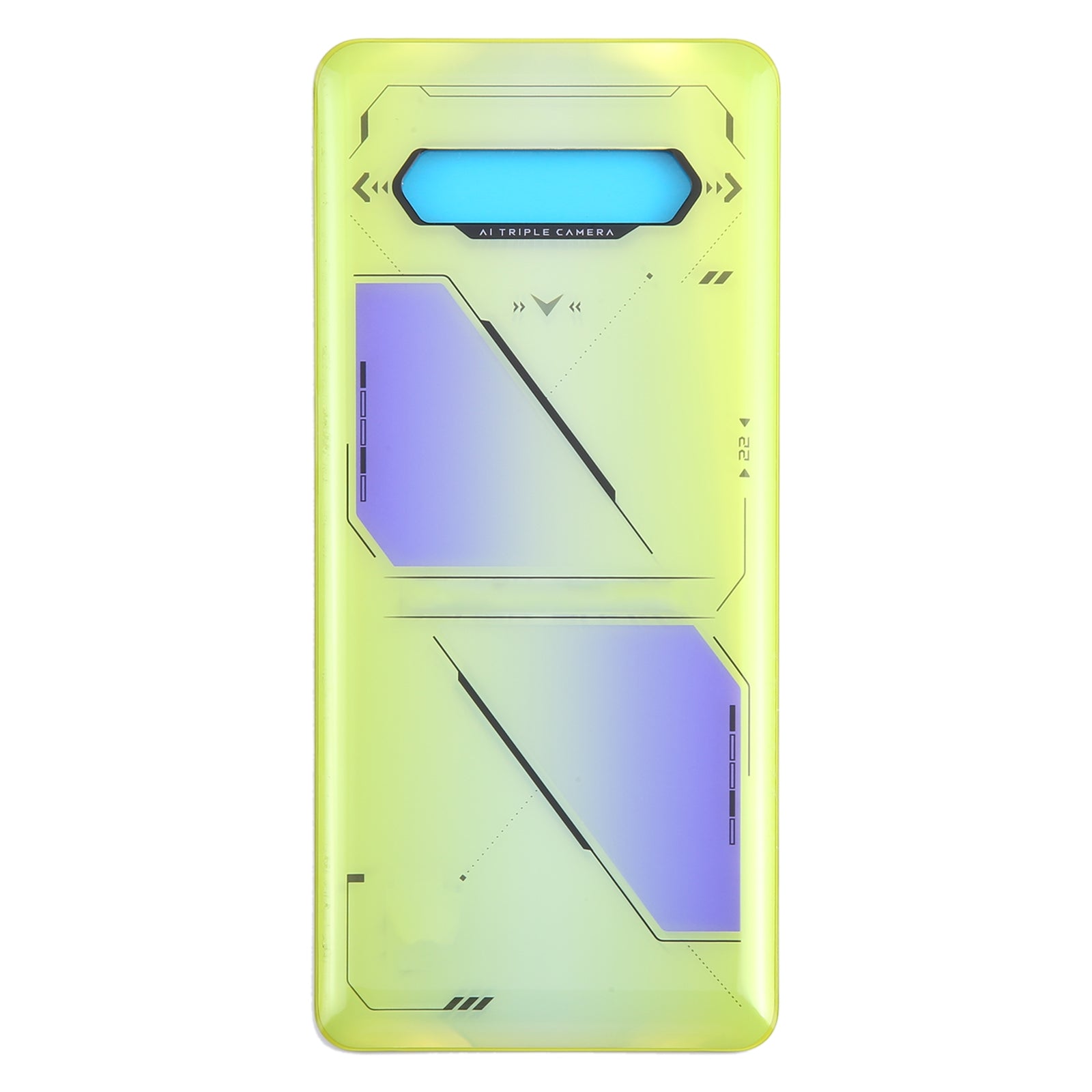 Tapa Bateria Back Cover Xiaomi Black Shark 5 RS Amarillo