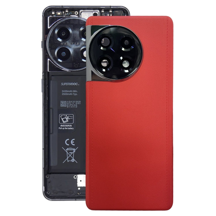 Tapa Bateria Back Cover + Lente Camara OnePlus 11R CPH2487 Rojo