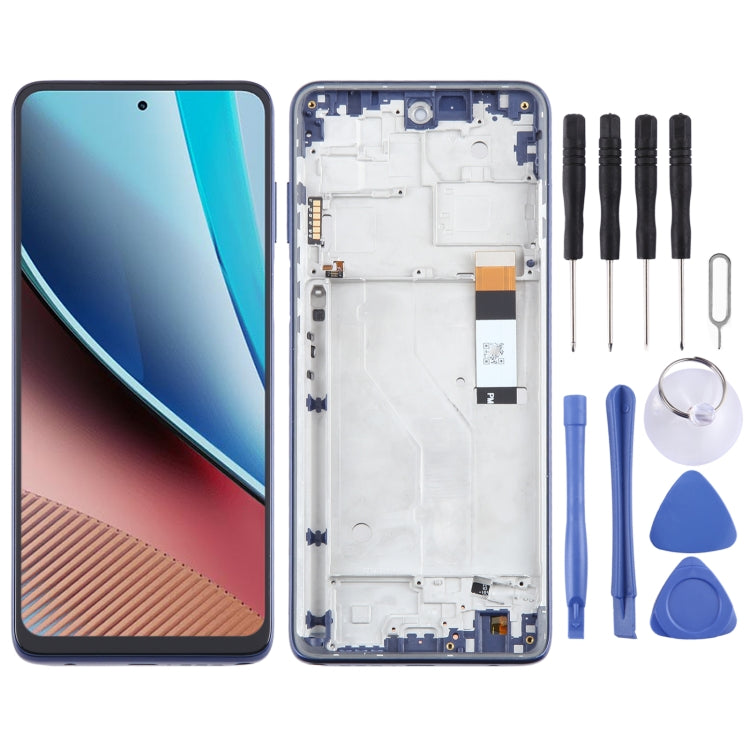 Pantalla Completa + Tactil + Marco Motorola Moto G Stylus 2023 4G OEM Azul