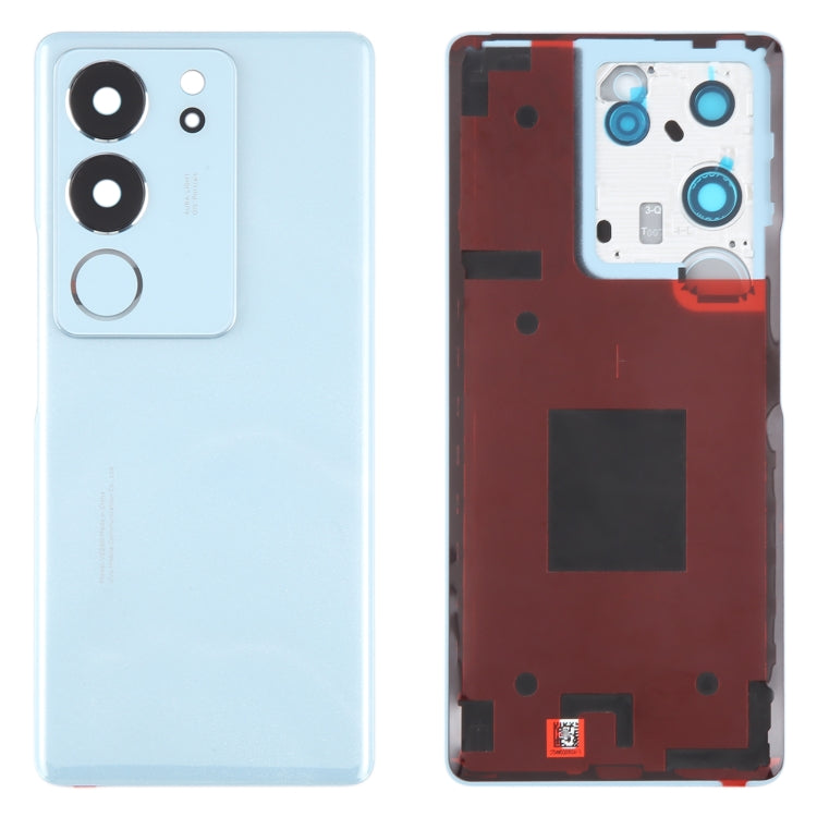 Tapa Bateria Back Cover + Lente Camara Vivo V29 Azul