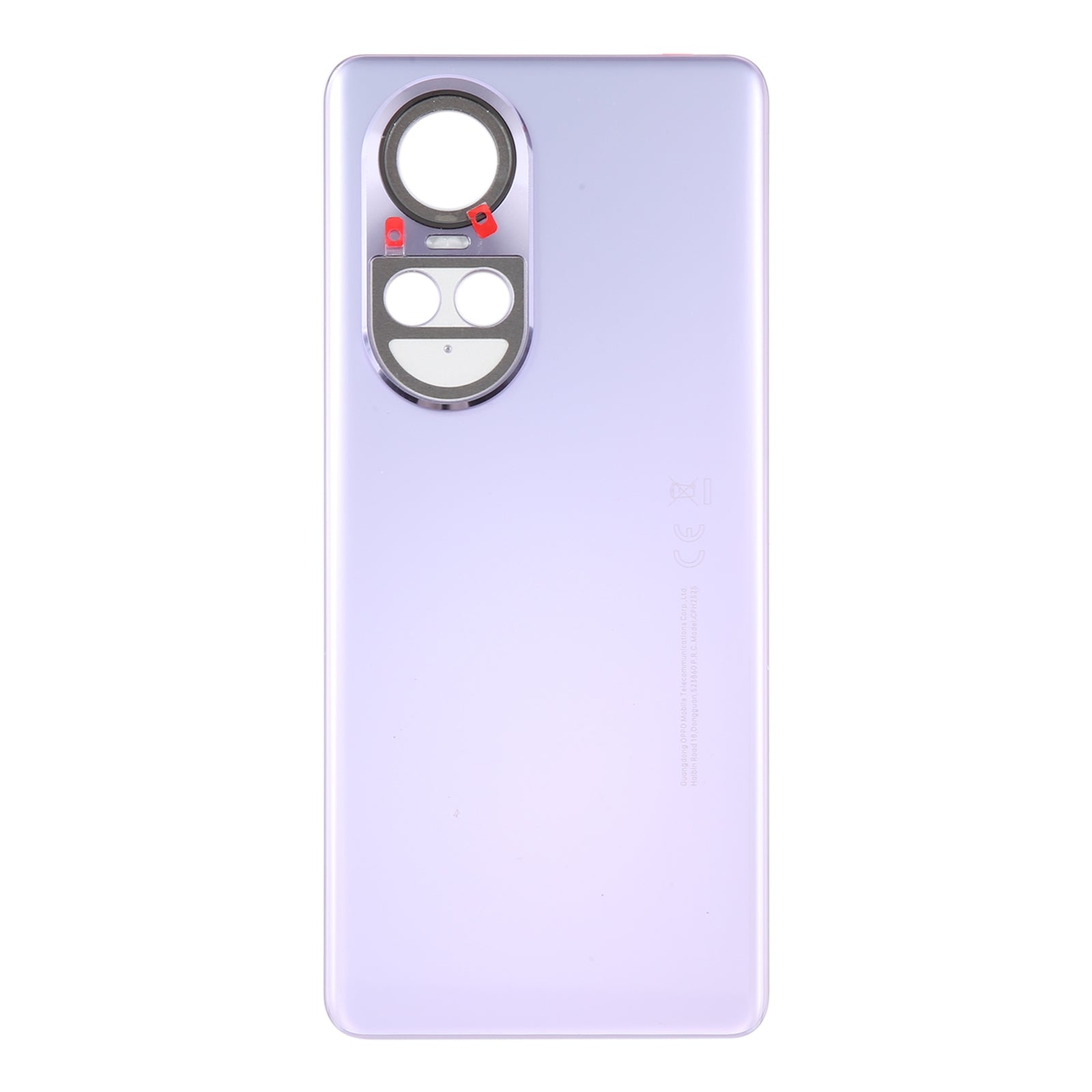 Tapa Bateria Back Cover + Lente Camara Oppo Reno10 5G Morado