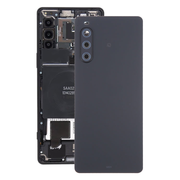 Tapa Bateria Back Cover + Lente Camara Sony Xperia 10 V Negro