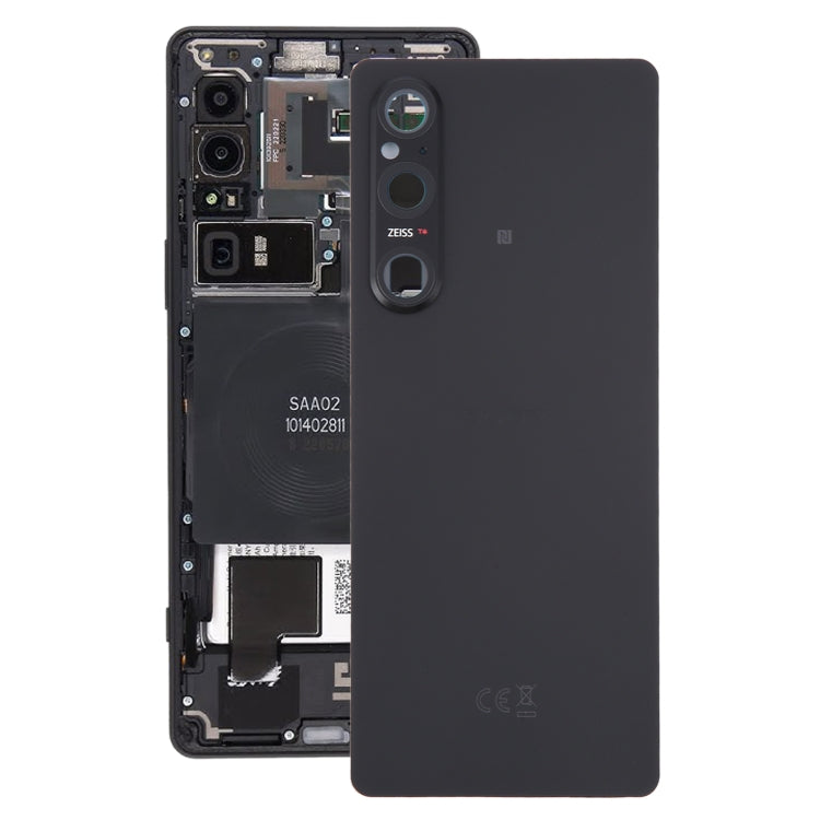 Tapa Bateria Back Cover + Lente Camara Sony Xperia 1 V Negro