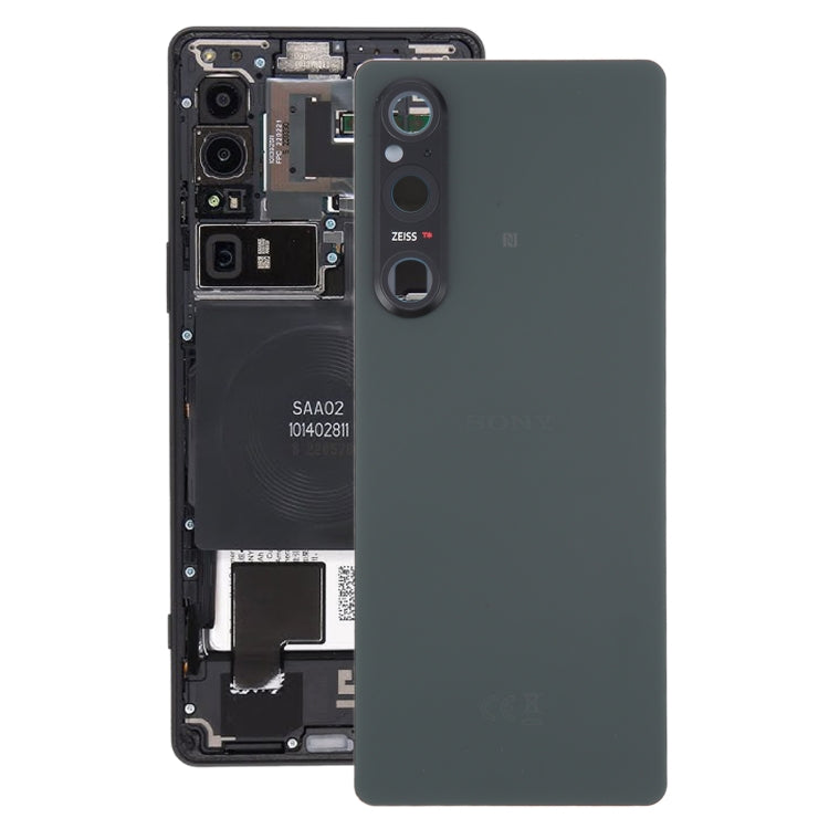 Tapa Bateria Back Cover + Lente Camara Sony Xperia 1 V Verde