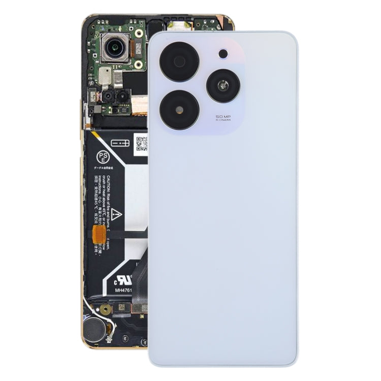 Tapa Bateria Back Cover Tecno Spark 10 Pro KI7 Blanco