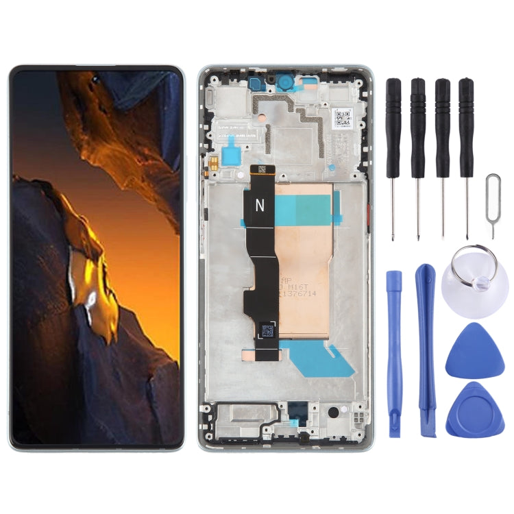 Pantalla Completa AMOLED + Tactil + Marco Xiaomi Poco F5 Azul