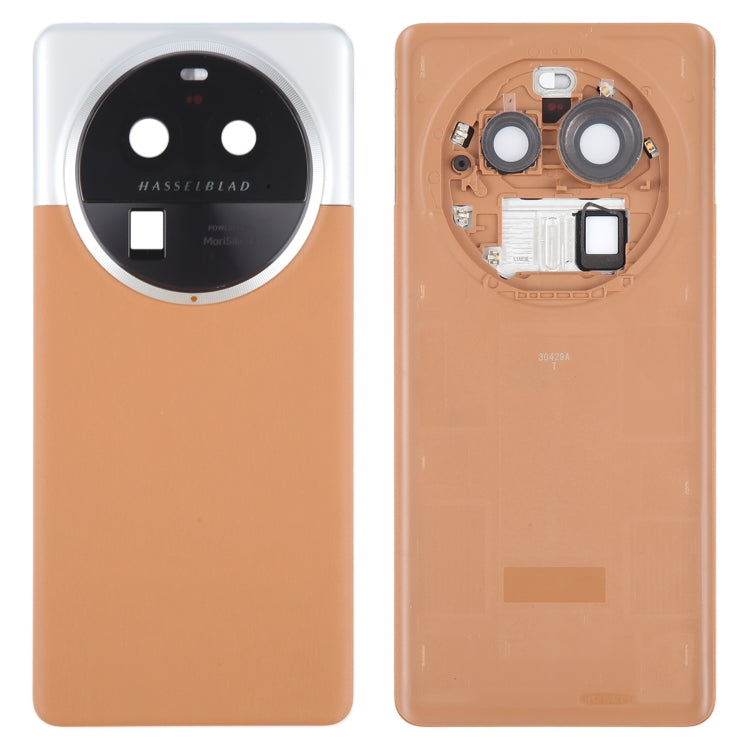 Tapa Bateria Back Cover + Lente Camara Oppo Find X6 Pro Marron