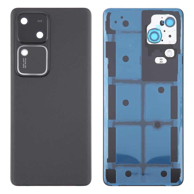 Tapa Bateria Back Cover + Lente Camara Vivo V30con Negro