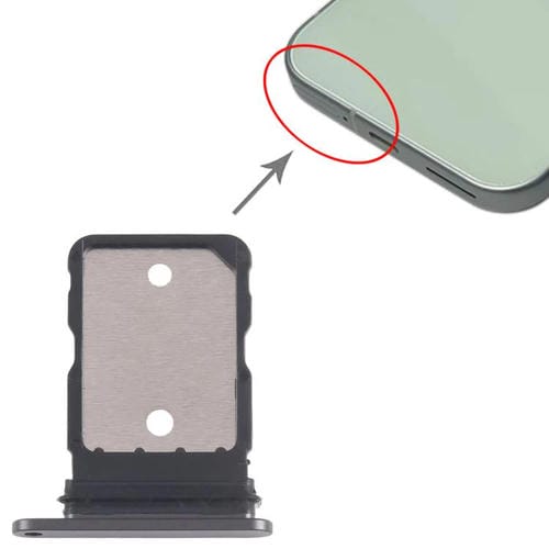 Vassoio Scheda SIM Google Pixel 9 Pro (Nera) Originale