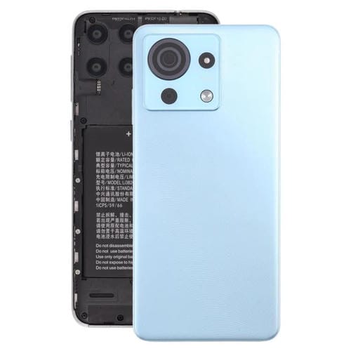 Rückseite des Batteriefachs und Kameraglas ZTE Blade V50 Vita (Blau)