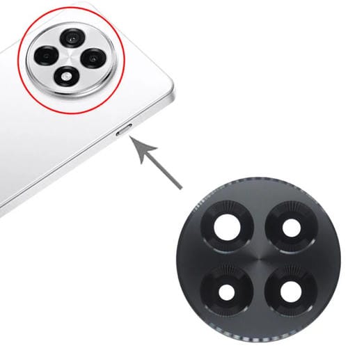 Lente de Cámara Trasera PKG110 para OnePlus Ace 5 (Negra)