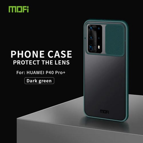 Para Huawei P40 Pro + MOFI Xing Dun Series PC + TPU Anti-peep Carcasa protectora todo incluido impermeable y anti-caída, Translúcido esmerilado (Verde)