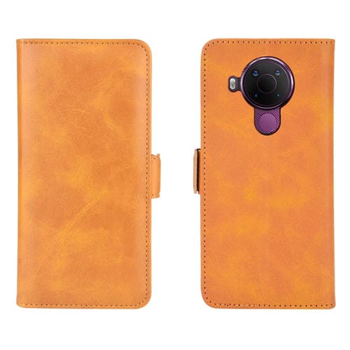 Para Nokia 5.4 Funda de cuero con tapa horizontal con hebilla magnética de doble cara con soporte, ranuras para tarjetas y billetera