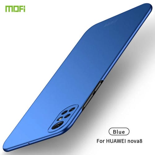 Para Huawei Nova 8 Mofi Frosted PC Funda Duro Ultra-Thin (Azul)
