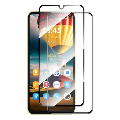 For Redmi 15C Global 171.5mm / Poco C85 2pcs ENKAY Hat-Prince Full Glue High Aluminum-silicon Tempered Glass Film