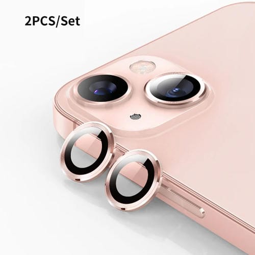 Película de Vidrio Templado Enkay Lente Trasera Aleación de Aluminio para iPhone 15/15 Plus (Rosa) - MOVILSTORE