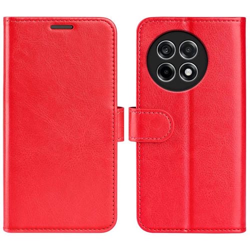 Funda de Cuero OnePlus Ace 5 Pro Tapa Horizontal Textura R64 (Rojo)