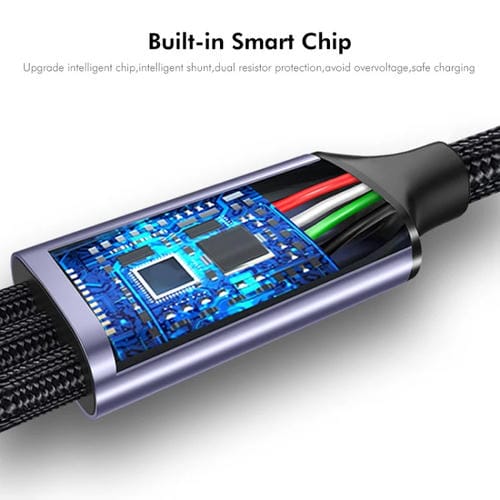 Cable de Extensión Divisor USB 2.0 a 3 USB 2.0 OTG Enkay Enk-Cb172 0,5 m