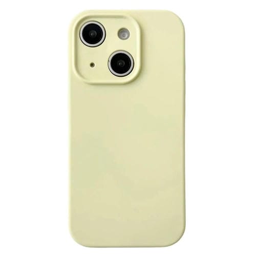 Funda híbrida de poliuretano termoplástico con chip IC Magsafe para iPhone 14 (Amarilla)