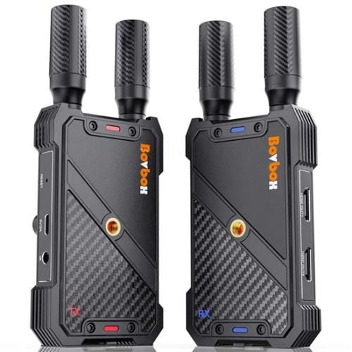 Transmisor Receptor HDMI Extensor Inalámbrico Bovbox 082 1080P H.265 Baja Latencia 400 M (Enchufe EE.UU)