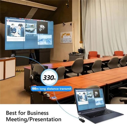 Transmisor y Receptor Inalámbrico USB-C Bovbox 091-Tc para Proyector de Teléfono (Enchufe UE)